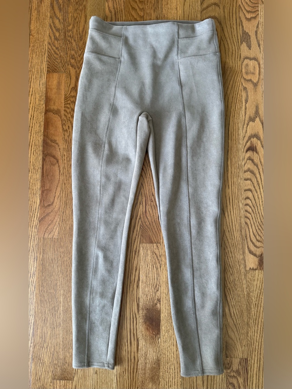 SPANX Gray Fleece-Lined Leggings